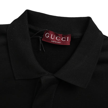Gucci Year of the Snake limited edition snake print lapel long-sleeved POLO sweatshirt