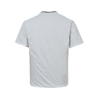 Prada Pocket Logo Contrast Color Reversible Short Sleeves