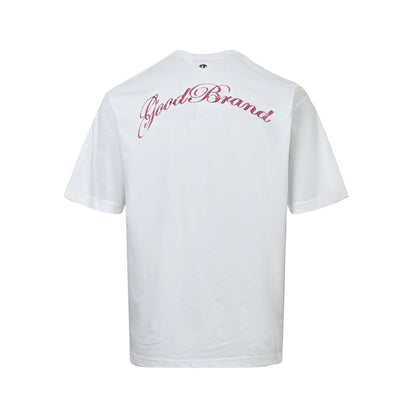 GOOD BRAND Year of the Horse pink denim hot diamond short sleeves