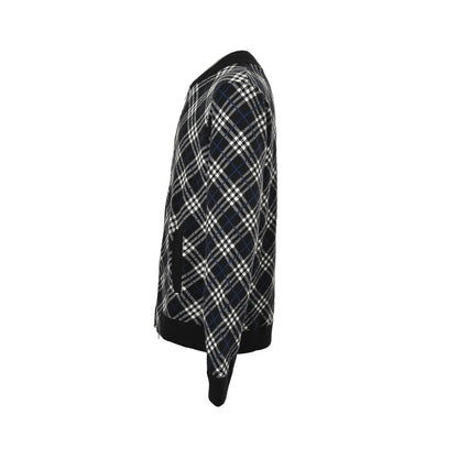 Burberry 25Fw diagonal zipper sweater cardigan jacket