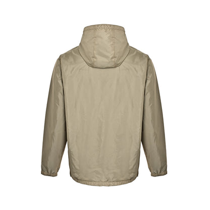 Prada triangle logo reversible hooded jacket