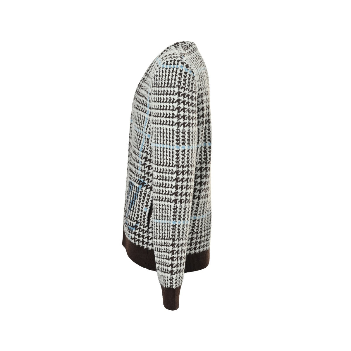 Louis Vuitton 25Fw houndstooth sweater cardigan