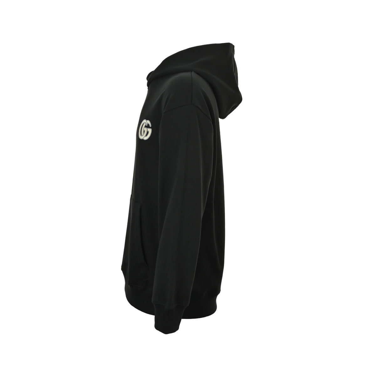 Gucci 25Fw simple double G embroidered hooded sweatshirt