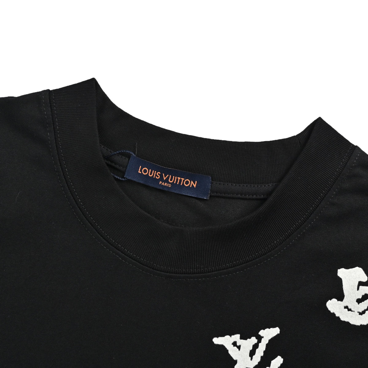 Louis Vuitton 26ss flocked presbyopia logo printed short sleeves