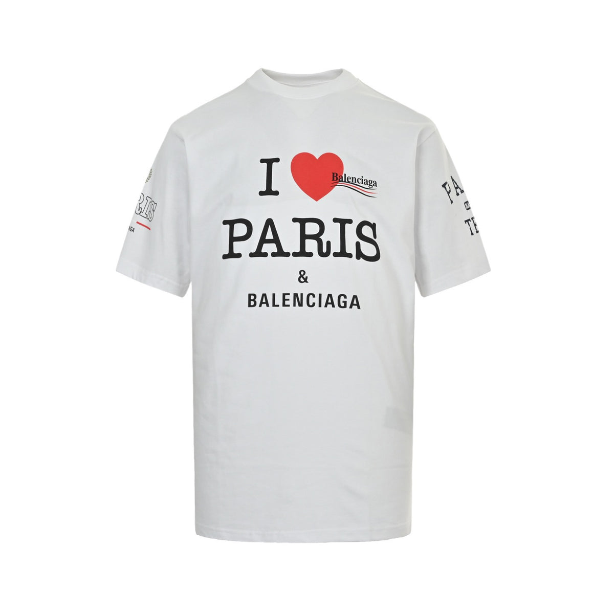 Balenciaga/Balanciaga 25ss Valentine's Day series love letter printed short sleeves