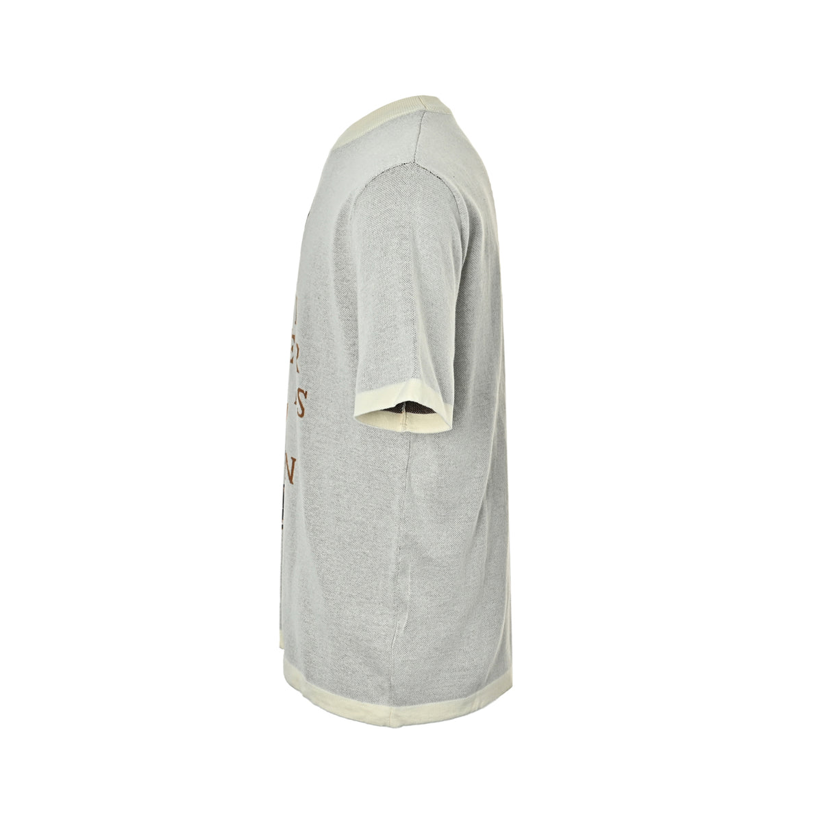 Louis Vuitton letter old pattern jacquard knitted short sleeves