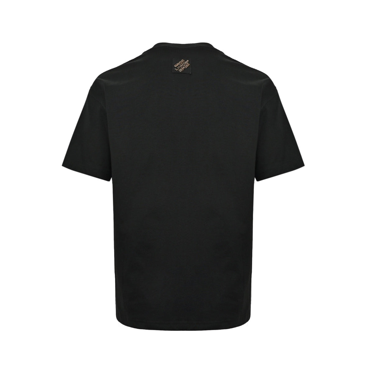 Louis Vuitton gold sequin letter logo short sleeves