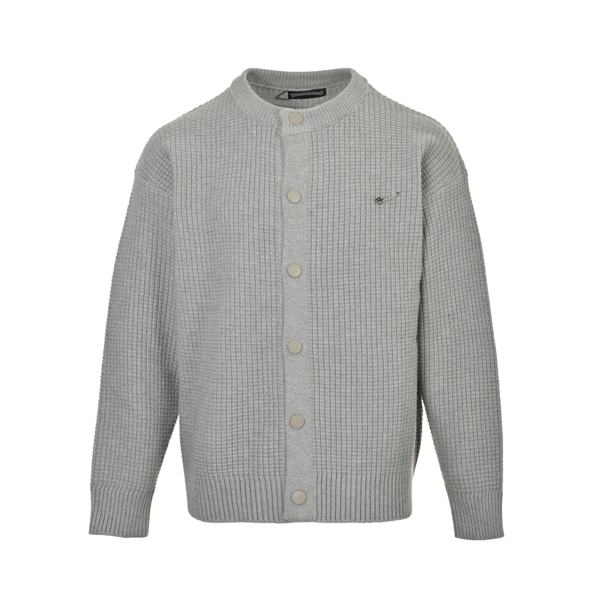 Chrome Hearts pin patch leather label knitted cardigan sweater