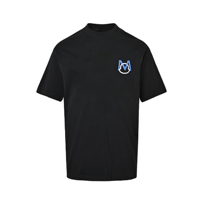 Moncler/muzzled front and back patch embroidery 1952 short sleeves