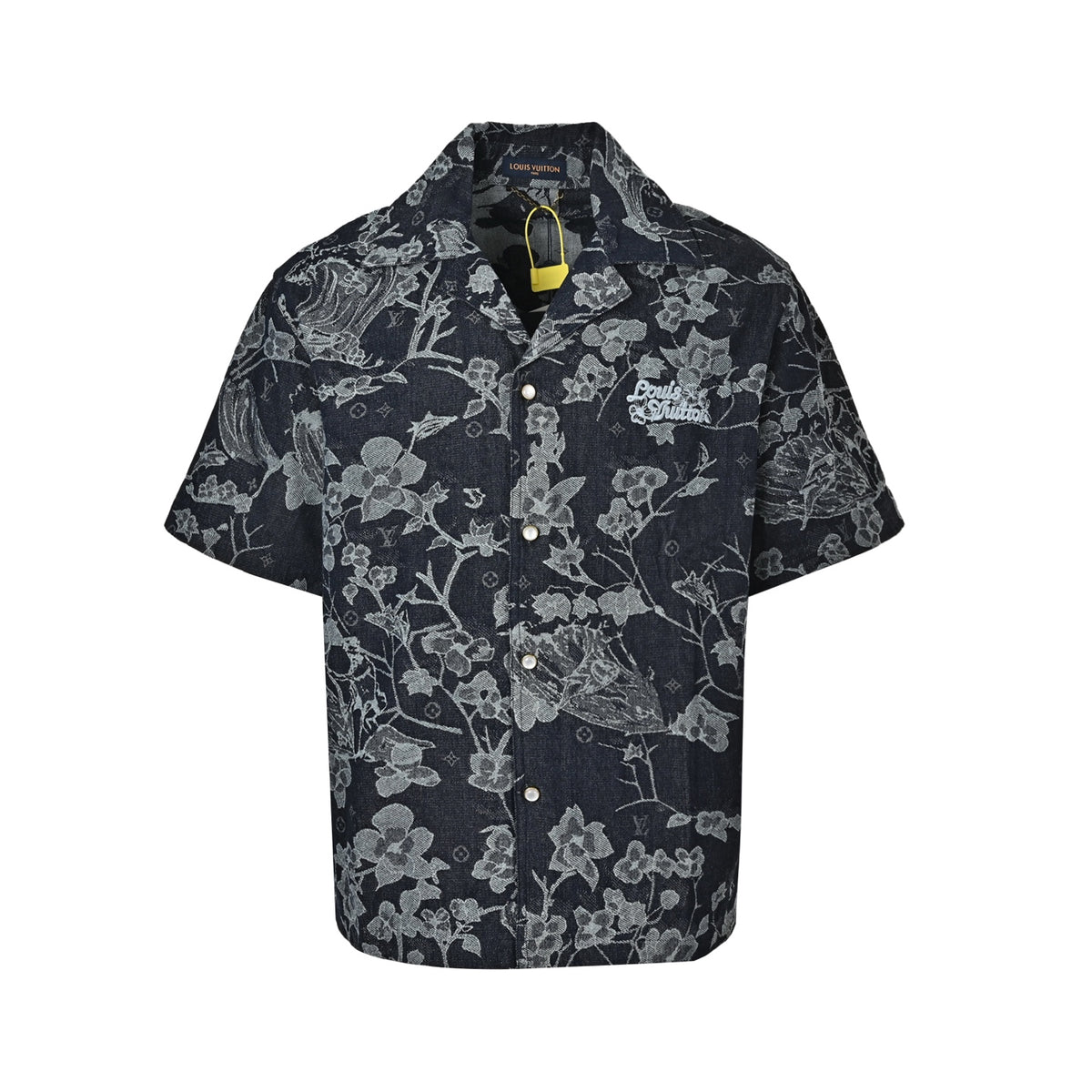 Louis Vuitton floral denim suit jacket