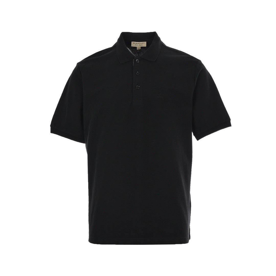 Burberry classic war horse embroidered small label Polo short sleeves