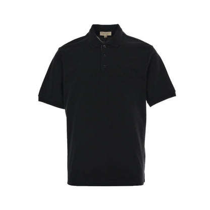 Burberry classic war horse embroidered small label Polo short sleeves