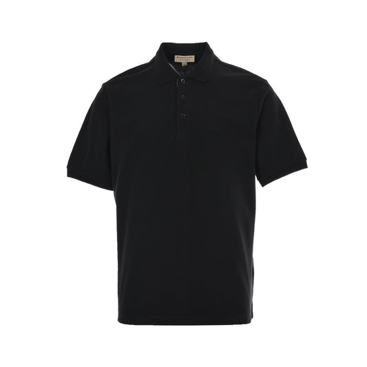 Burberry classic war horse embroidered small label Polo short sleeves