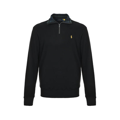 Ralph Lauren gold label embroidered half-zip sweatshirt