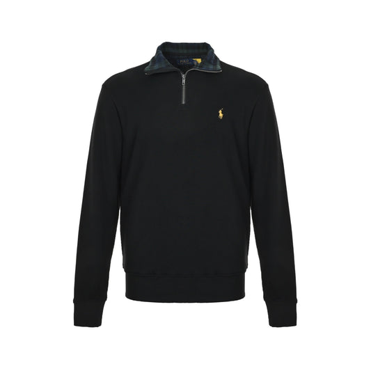 Ralph Lauren gold label embroidered half-zip sweatshirt
