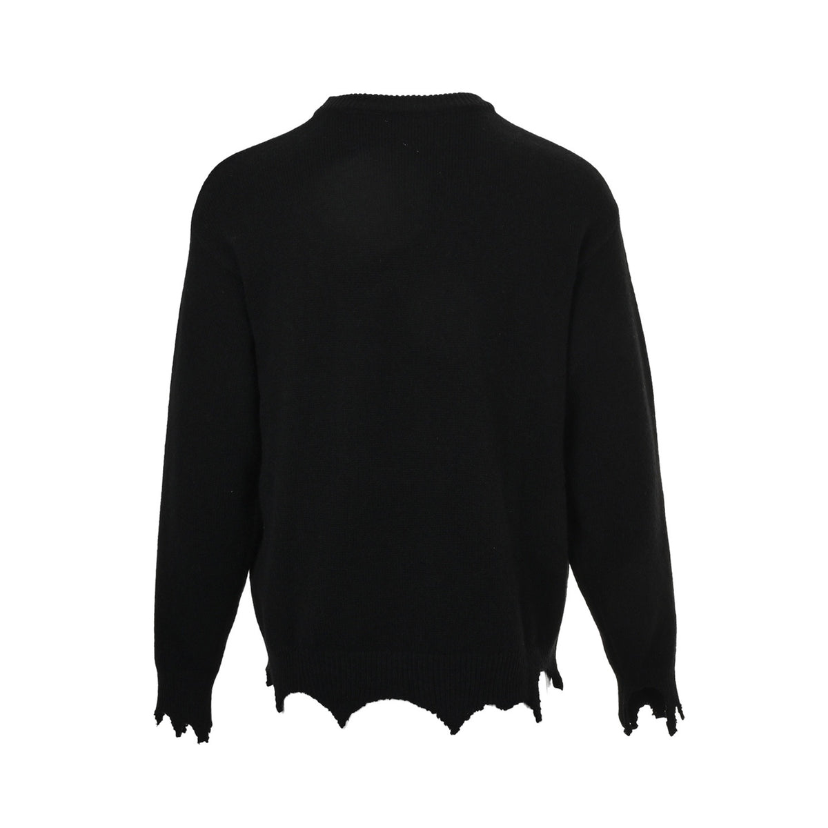 SAINT MICHAEL joint KLF letter jacquard crew neck sweater