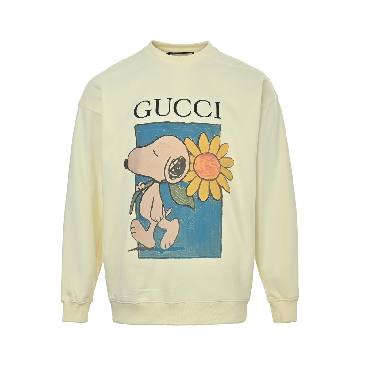 Gucci fun cartoon print crew neck sweatshirt