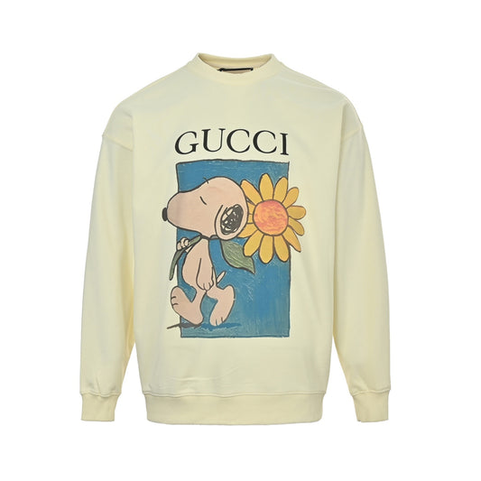 Gucci fun cartoon print crew neck sweatshirt
