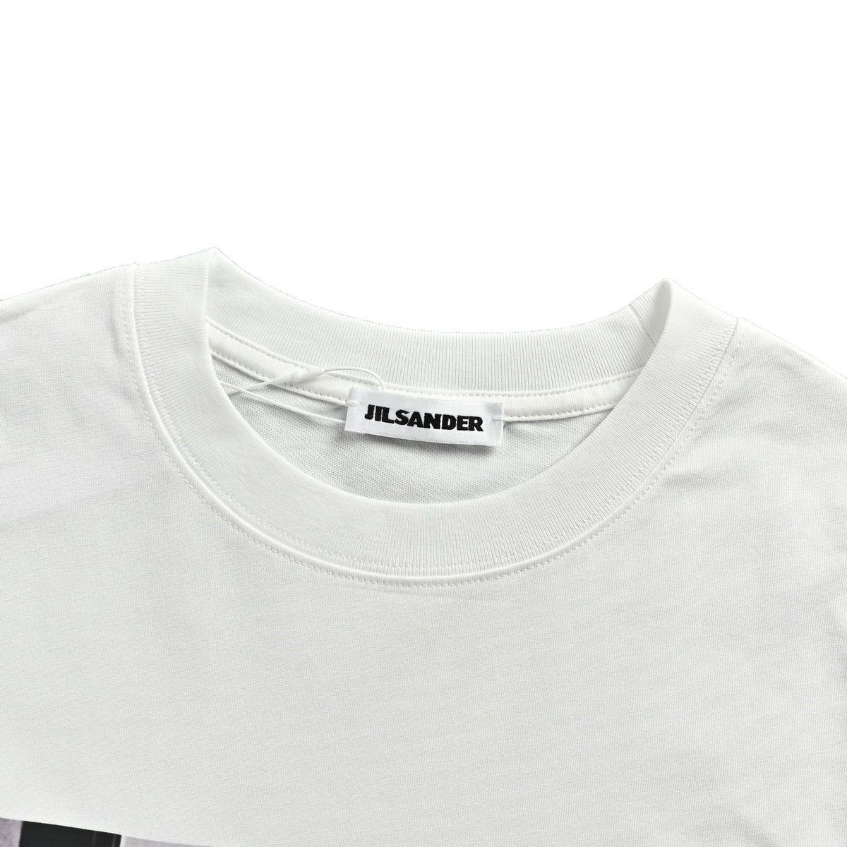 JIL SANDER retro waiting room seat printed short sleeves