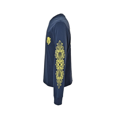Chrome Hearts/Chrome Heart Sword Print Long Sleeve T-Shirt