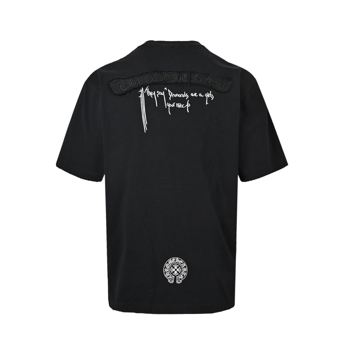 Chrome Hearts/Chrome Heart short sleeves with patch on the back