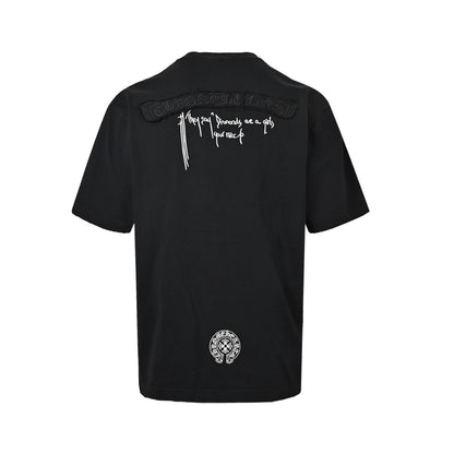 Chrome Hearts/Chrome Heart short sleeves with patch on the back
