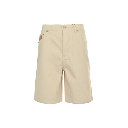Louis Vuitton 25ss pocket leather label denim shorts
