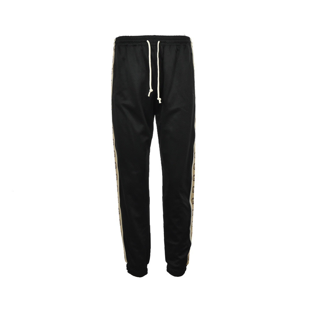 Gucci classic side double G reflective webbing suit trousers