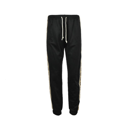 Gucci classic side double G reflective webbing suit trousers