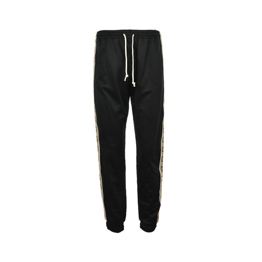 Gucci classic side double G reflective webbing suit trousers
