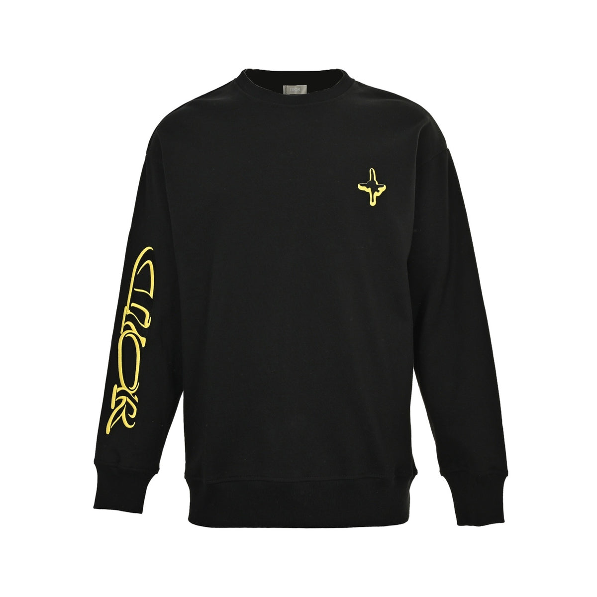 Dior 25Fw embroidered logo crew neck sweatshirt