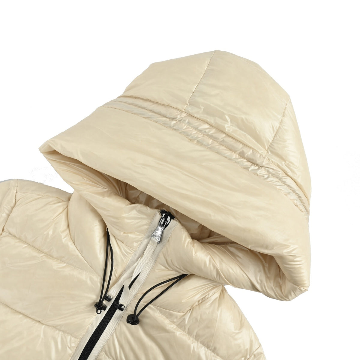 Moncler/Mask Baby Doll Style Women's Mid-Length Hooded Down Jacket
