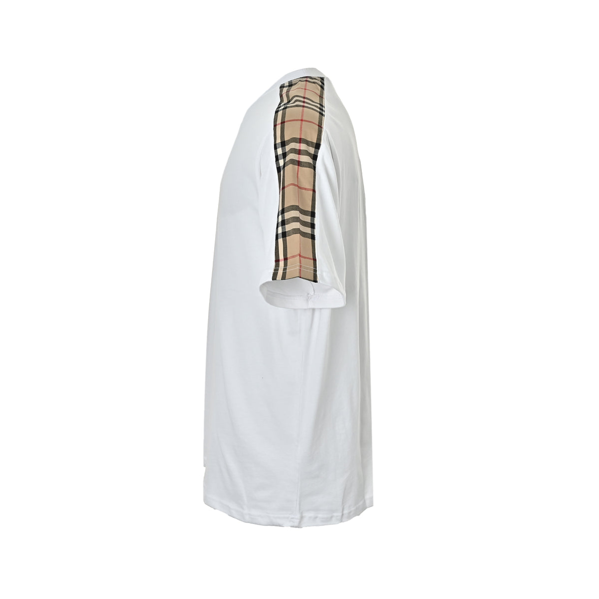 Burberry shoulder plaid web short sleeves