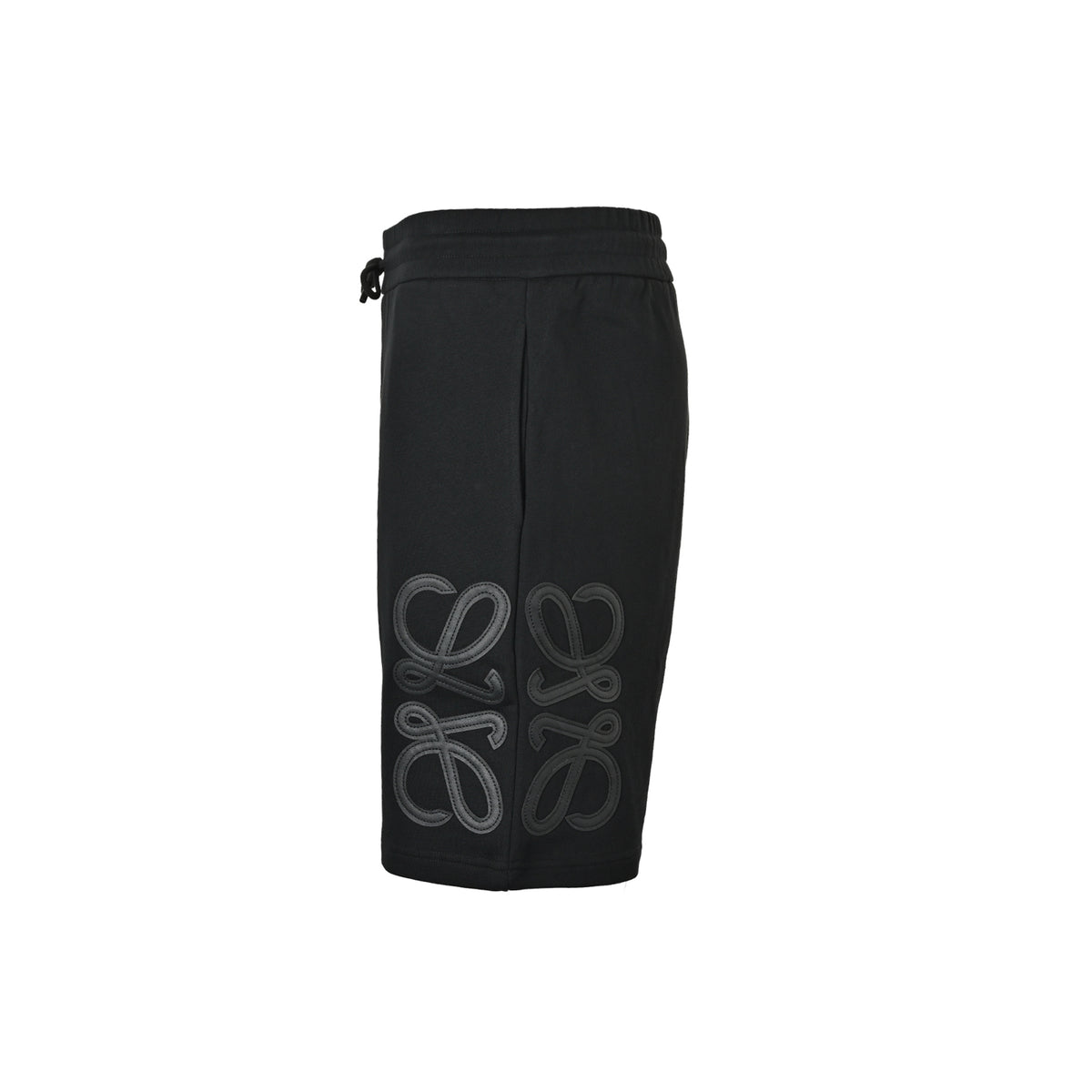 Loewe/Luo Yiwei dark pattern leather shorts