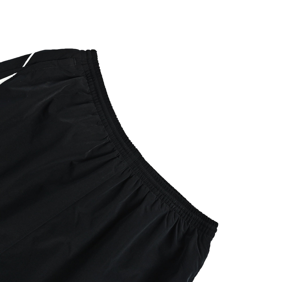 Acne Studios black and white patchwork embroidered shorts