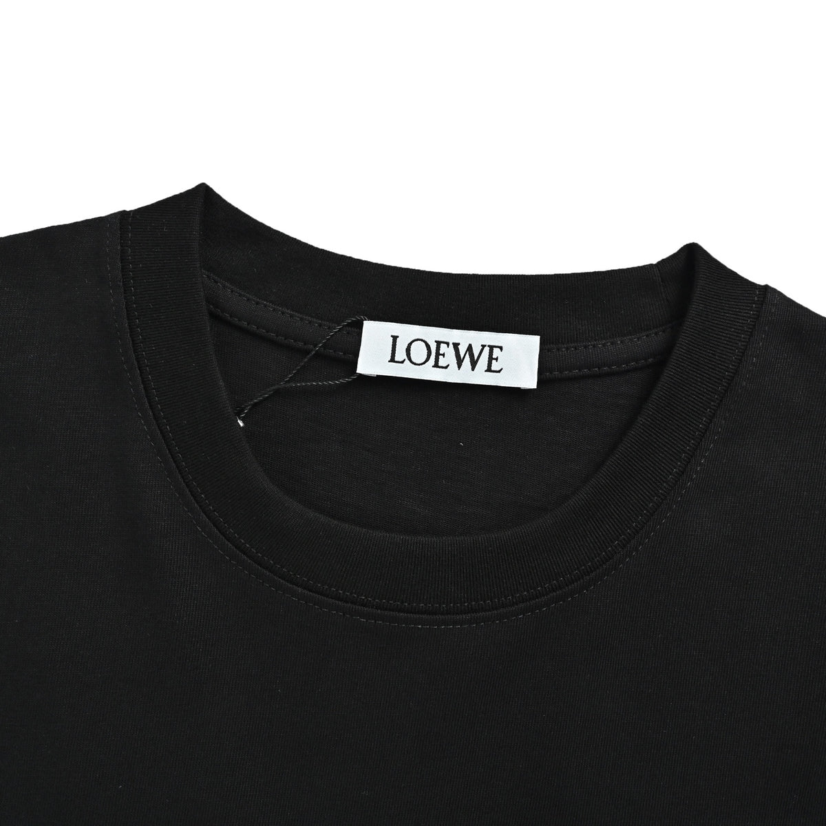Loewe/Luo Yiwei 25ss four-leaf clover printed short sleeves