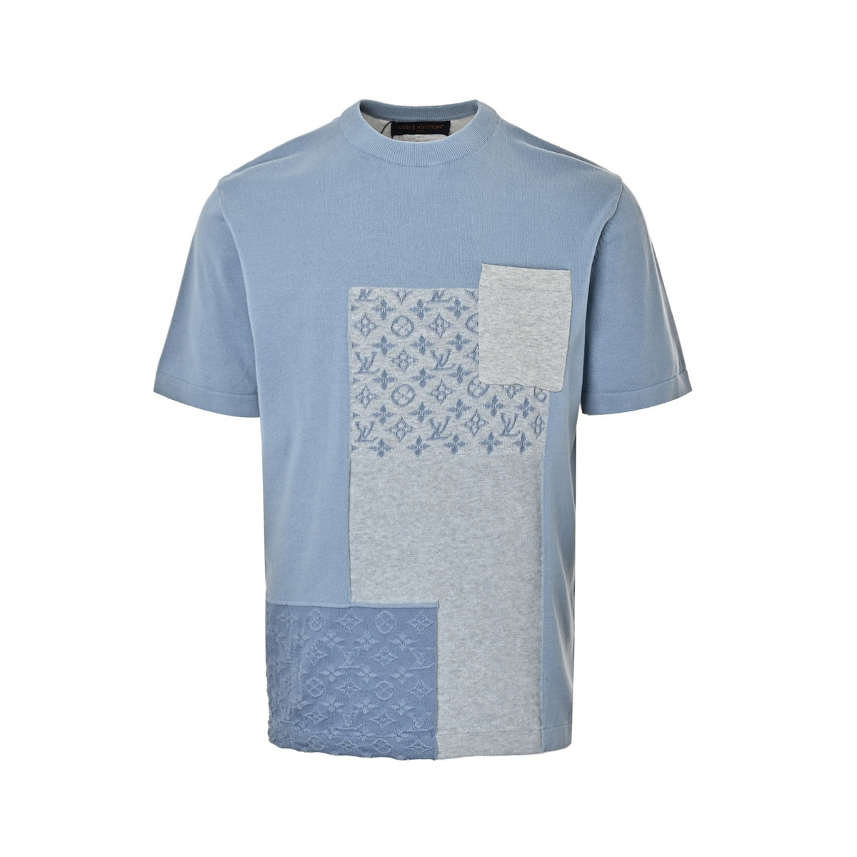 Louis Vuitton patchwork knitted short sleeves