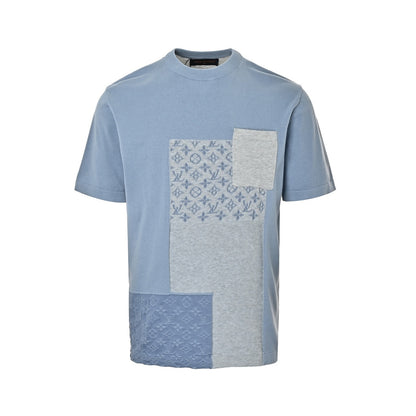Louis Vuitton patchwork knitted short sleeves