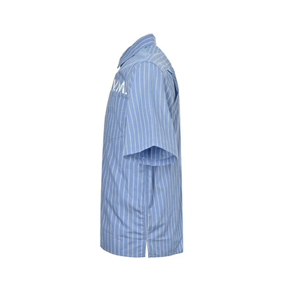 Louis Vuitton letter slogan striped short-sleeved shirt