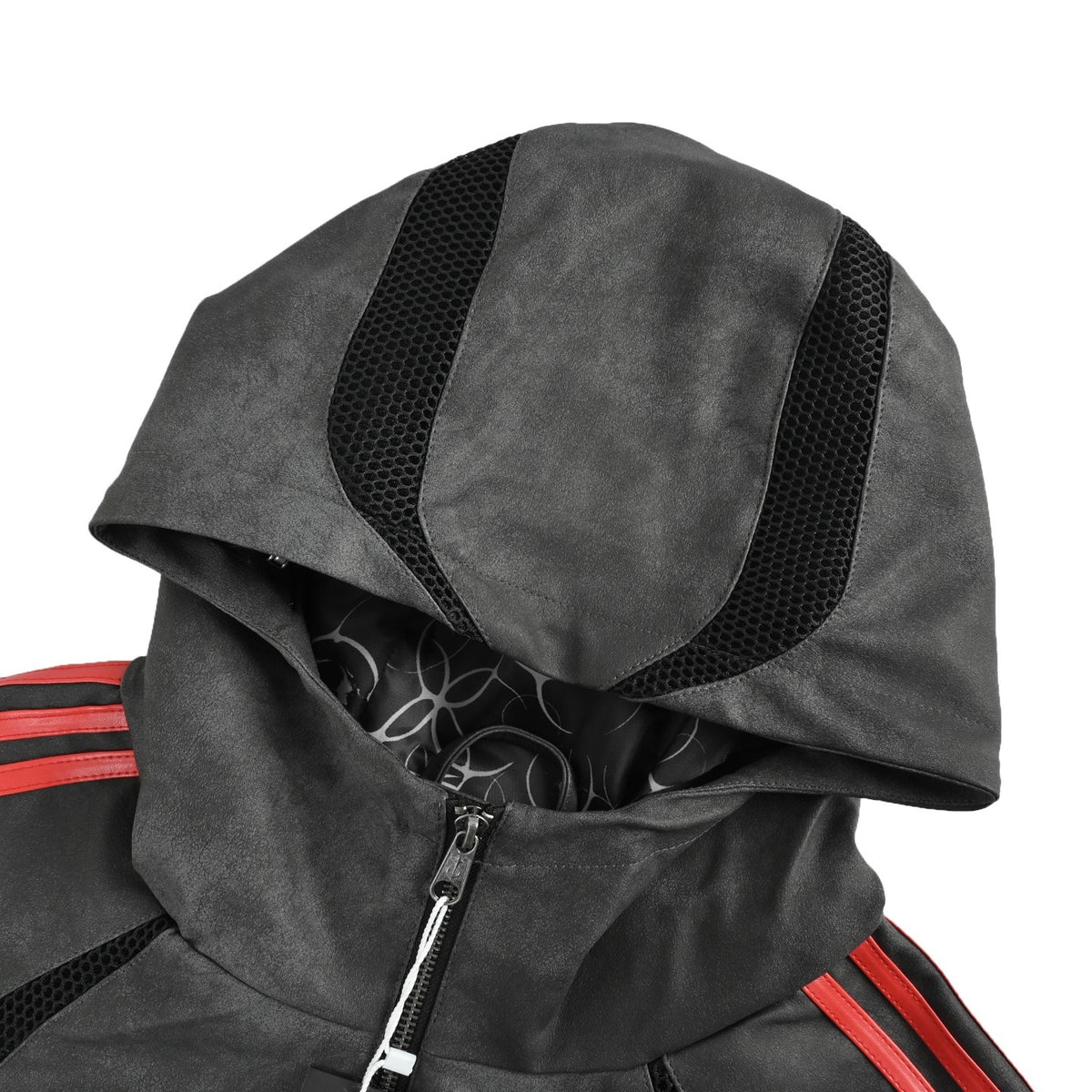 Adidas joint model TG LTHR JKT sports hooded zipper jacket