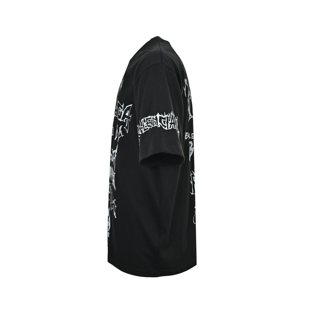 Balenciaga letters are printed all over with breathable graffiti short sleeves