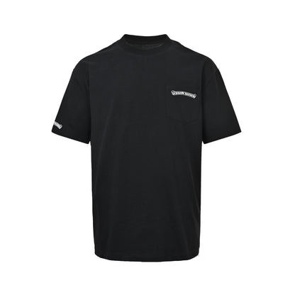 Chrome Hearts/Chrome Heart cross printed short sleeves on the back