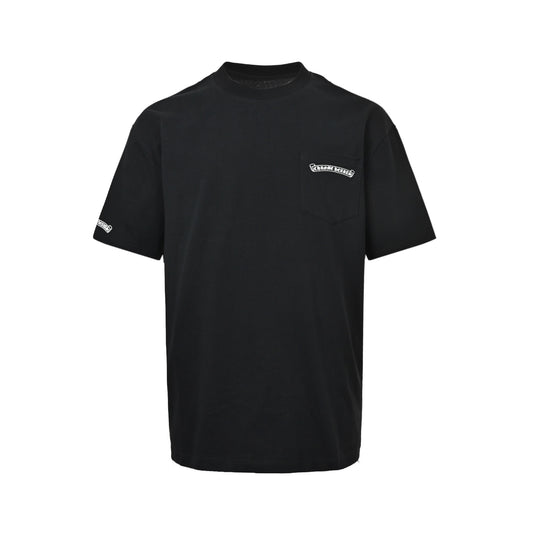 Chrome Hearts/Chrome Heart cross printed short sleeves on the back