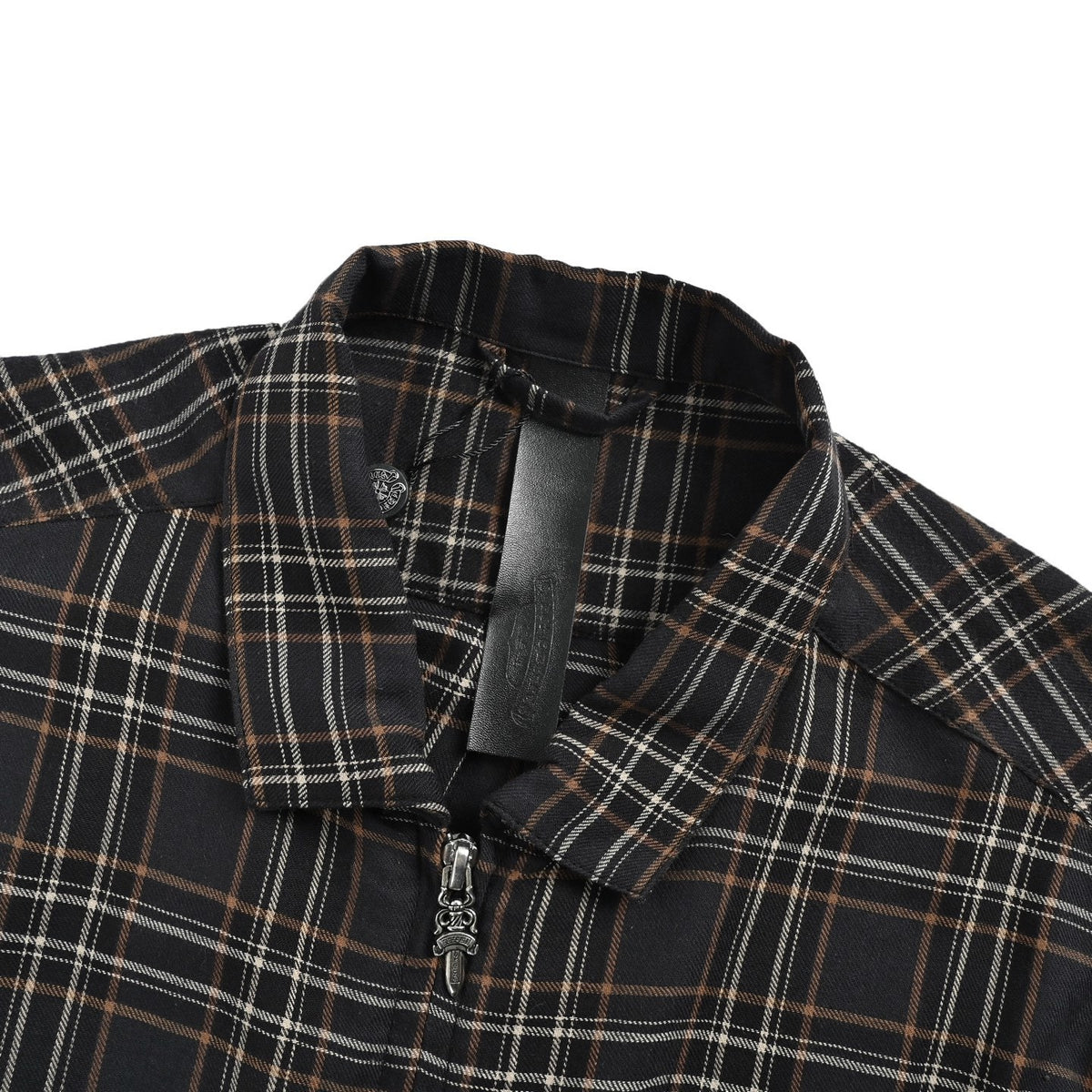 Chrome Hearts plaid short-sleeved shirt