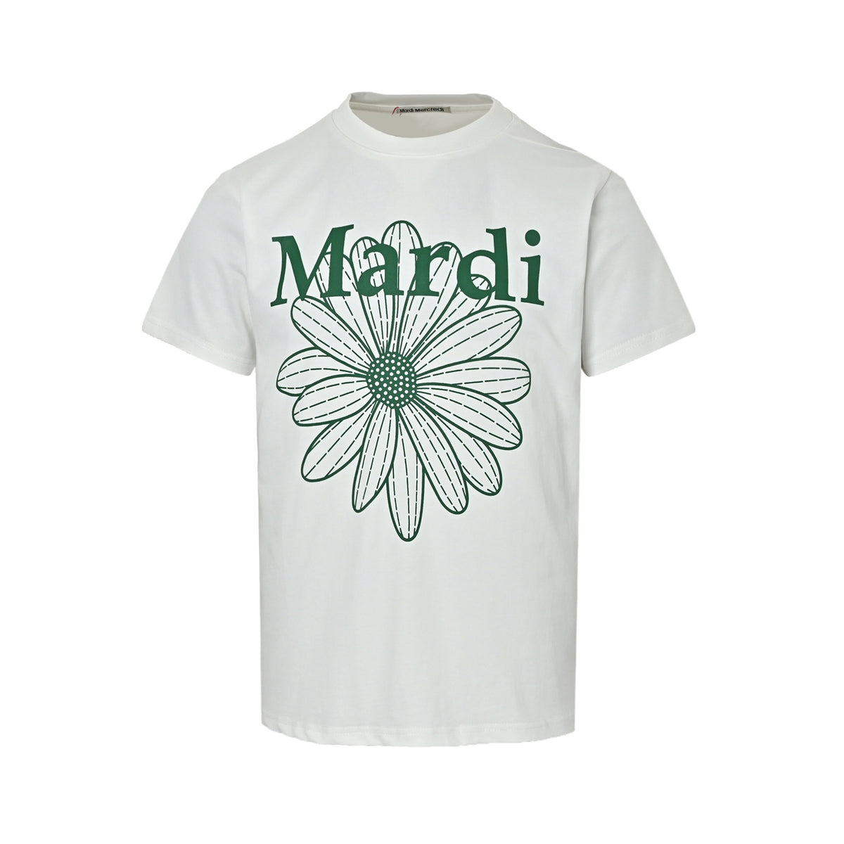 Mardi Mercredi single floral basic printed loose short sleeves