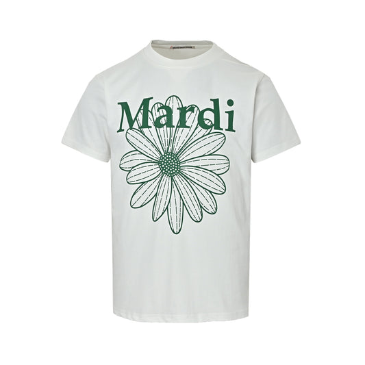 Mardi Mercredi single floral basic printed loose short sleeves