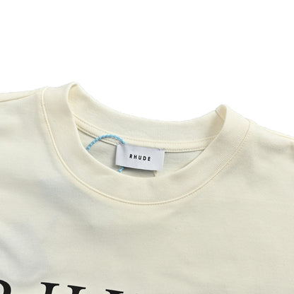 RHUDE Marlboro sunset beach print American retro short sleeves