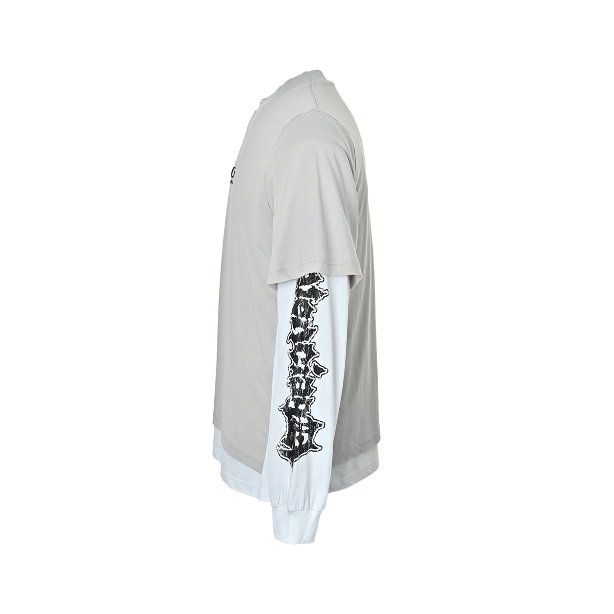 Balenciaga ring fake two-piece printed embroidered long-sleeved T-shirt