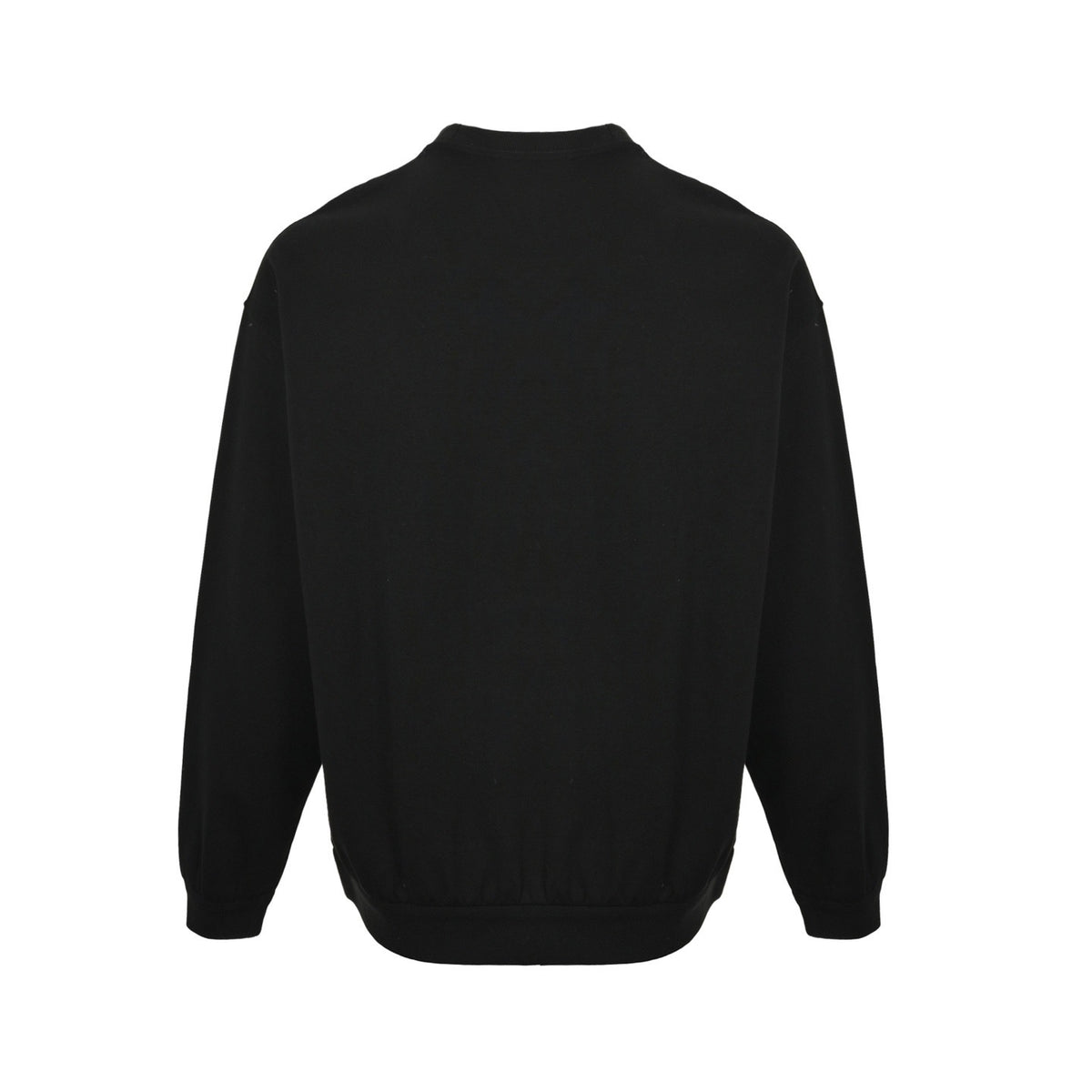 Prada 25Fw letter logo jacquard front nylon patchwork sweatshirt