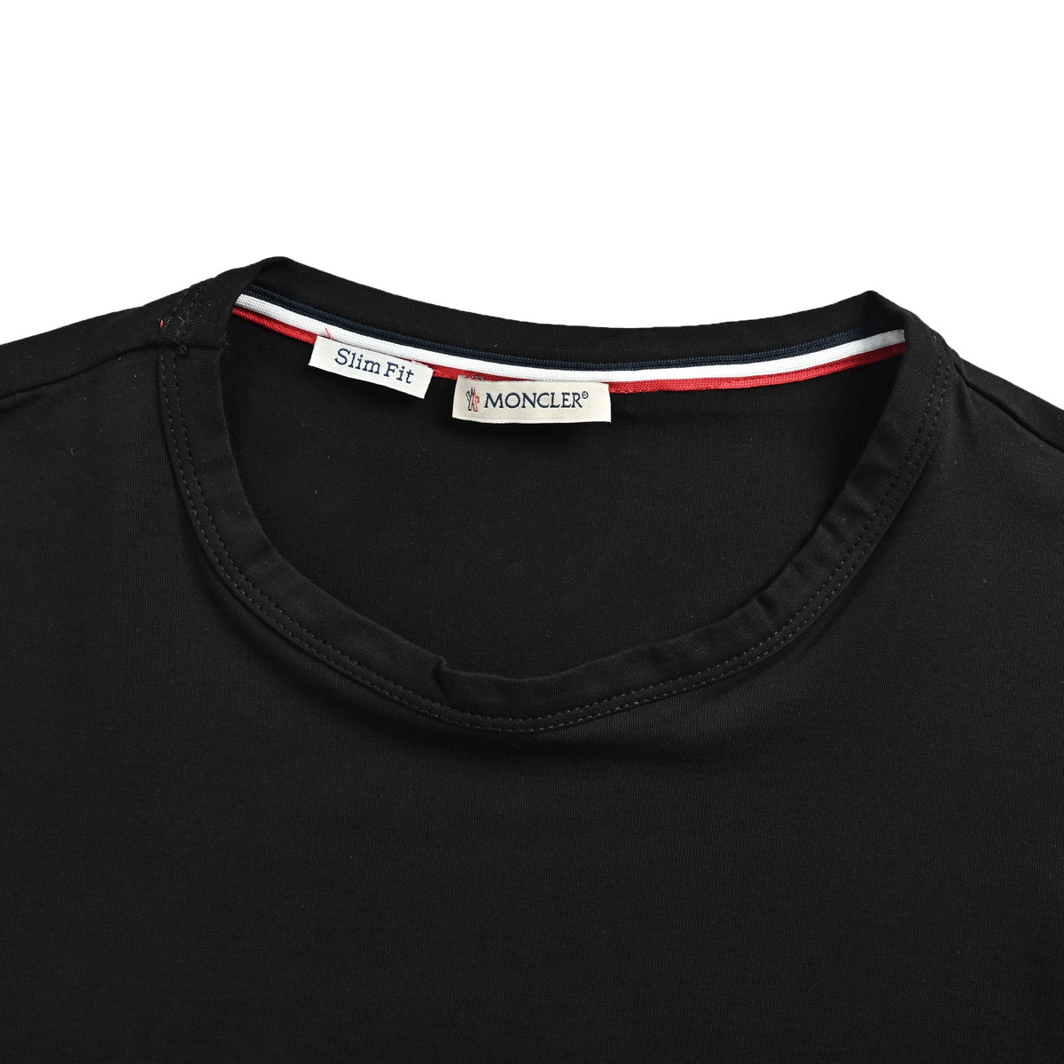 Moncler/mask webbing sleeves small label short sleeves